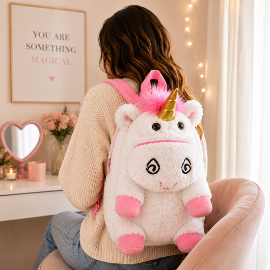 Unicorn Plush Backpack